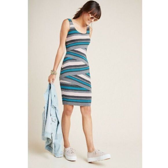 ANTHROPOLOGIE BAILEY 44 Frontera Bandage Slim Mini size M - Picture 2 of 10